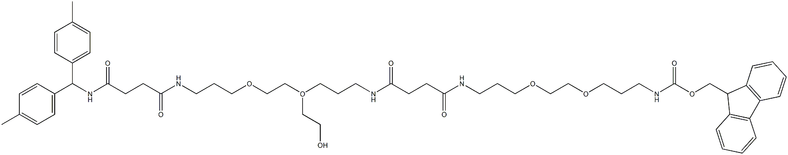 FMOC-NH-PEG MBHA RESIN Struktur