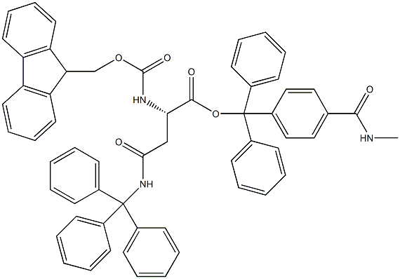 Fmoc-L-Asn(Trt)-Trt TG Struktur