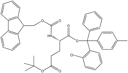 Fmoc-L-Glu(tBu)-2-chlorotrityl resin (100-200 mesh, > 0.5 mmol Struktur