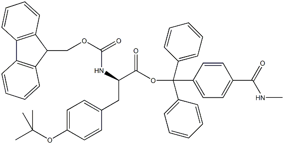 Fmoc-D-Tyr(tBu)-Trt TG Struktur