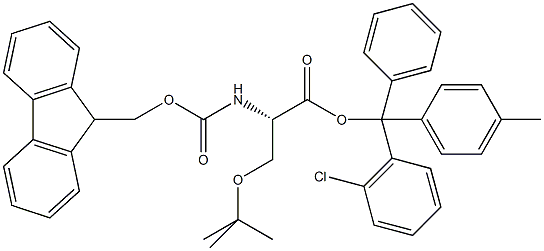 Fmoc-L-Ser(But)-2-chlorotrityl resin (100-200 mesh, > 0.5 mmol Struktur