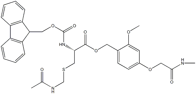 Fmoc-L-Cys(Acm)-AC TG Struktur