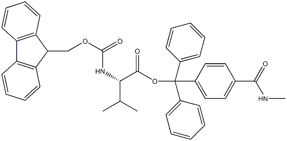 Fmoc-L-Val-Trt TG Struktur