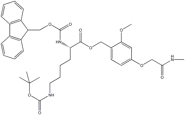 Fmoc-L-Lys(Boc)-AC TG Struktur