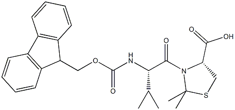 Fmoc-L-Val-L-Cys[PSI(Me,Me)Pro]-OH Struktur