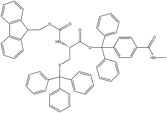 Fmoc-L-Cys(Trt)-Trt TG Struktur