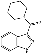 1H-indazol-3-yl(piperidin-1-yl)methanone Struktur