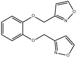 3-[[2-(1,2-oxazol-3-ylmethoxy)phenoxy]methyl]-1,2-oxazole Struktur