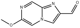 6-Methoxy-imidazo[1,2-a]pyrazine-2-carbaldehyde Struktur