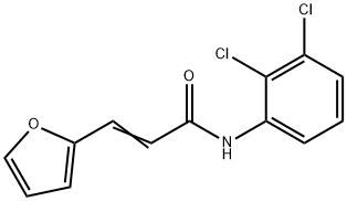 (E)-N-(2,3-dichlorophenyl)-3-(furan-2-yl)prop-2-enamide Struktur