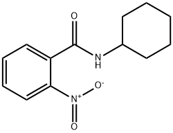 N-cyclohexyl-2-nitrobenzamide Struktur