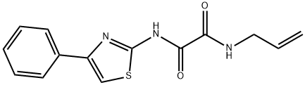 N'-(4-phenyl-1,3-thiazol-2-yl)-N-prop-2-enyloxamide Struktur