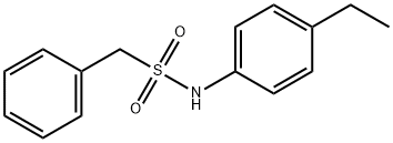 N-(4-ethylphenyl)-1-phenylmethanesulfonamide Struktur