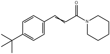 (E)-3-(4-tert-butylphenyl)-1-piperidin-1-ylprop-2-en-1-one Struktur