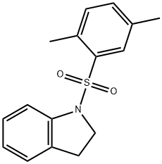 1-(2,5-dimethylphenyl)sulfonyl-2,3-dihydroindole Struktur