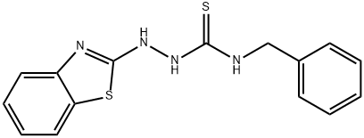 1-(1,3-benzothiazol-2-ylamino)-3-benzylthiourea Struktur