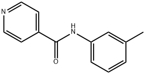 N-(3-methylphenyl)pyridine-4-carboxamide Struktur