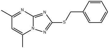 2-benzylsulfanyl-5,7-dimethyl-[1,2,4]triazolo[1,5-a]pyrimidine