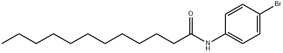 N-(4-bromophenyl)dodecanamide Struktur