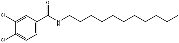 3,4-dichloro-N-undecylbenzamide Struktur