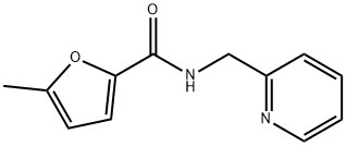 5-methyl-N-(pyridin-2-ylmethyl)furan-2-carboxamide Struktur