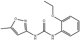 1-(2-ethoxyphenyl)-3-(5-methyl-1,2-oxazol-3-yl)urea Struktur