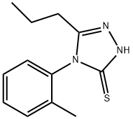 4-(2-methylphenyl)-3-propyl-1H-1,2,4-triazole-5-thione Struktur