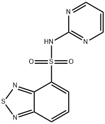 N-pyrimidin-2-yl-2,1,3-benzothiadiazole-4-sulfonamide Struktur