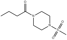 1-(4-methylsulfonylpiperazin-1-yl)butan-1-one Struktur