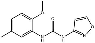 1-(2-methoxy-5-methylphenyl)-3-(1,2-oxazol-3-yl)urea Struktur