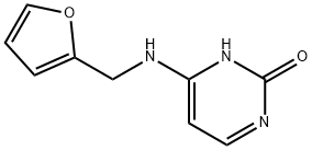 6-(furan-2-ylmethylamino)-1H-pyrimidin-2-one Struktur