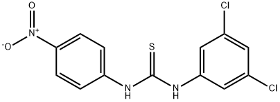 1-(3,5-dichlorophenyl)-3-(4-nitrophenyl)thiourea Struktur