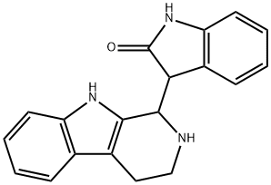 3-(2,3,4,9-tetrahydro-1H-pyrido[3,4-b]indol-1-yl)-1,3-dihydroindol-2-one Struktur