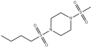 1-butylsulfonyl-4-methylsulfonylpiperazine Struktur