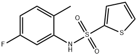 N-(5-fluoro-2-methylphenyl)thiophene-2-sulfonamide Struktur