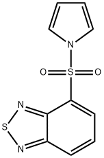 4-pyrrol-1-ylsulfonyl-2,1,3-benzothiadiazole Struktur