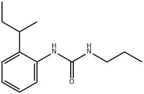 1-(2-butan-2-ylphenyl)-3-propylurea Struktur