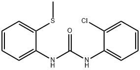 1-(2-chlorophenyl)-3-(2-methylsulfanylphenyl)urea Struktur