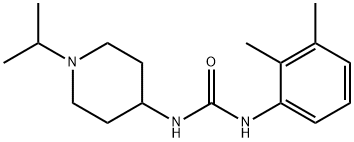 1-(2,3-dimethylphenyl)-3-(1-propan-2-ylpiperidin-4-yl)urea Struktur