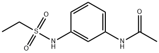 N-[3-(ethylsulfonylamino)phenyl]acetamide Struktur