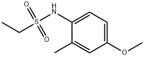 N-(4-methoxy-2-methylphenyl)ethanesulfonamide Struktur