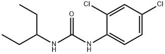 1-(2,4-dichlorophenyl)-3-pentan-3-ylurea Struktur