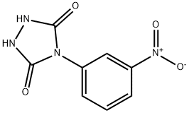 4-(3-nitrophenyl)-1,2,4-triazolidine-3,5-dione Struktur