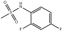 N-(2,4-difluorophenyl)methanesulfonamide Struktur