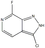 3-Chloro-7-fluoro-2H-pyrazolo[3,4-c]pyridine Struktur