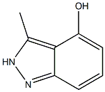 3-Methyl-2H-indazol-4-ol Struktur