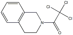 2,2,2-trichloro-1-(3,4-dihydro-1H-isoquinolin-2-yl)ethanone Struktur