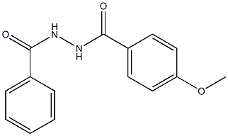 N'-benzoyl-4-methoxybenzohydrazide Struktur