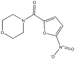 morpholin-4-yl-(5-nitrofuran-2-yl)methanone Struktur