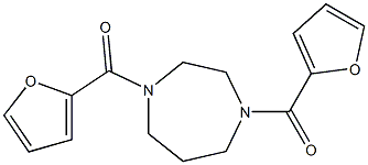 [4-(furan-2-carbonyl)-1,4-diazepan-1-yl]-(furan-2-yl)methanone Struktur